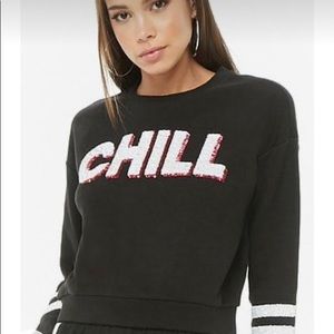 Black Retro Looking Sweatshirt